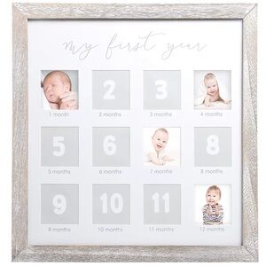Baby's First Year Photo Frame